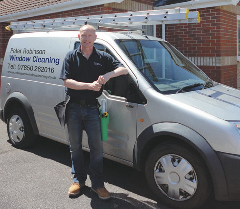 peter robinson window cleaner bournemouth